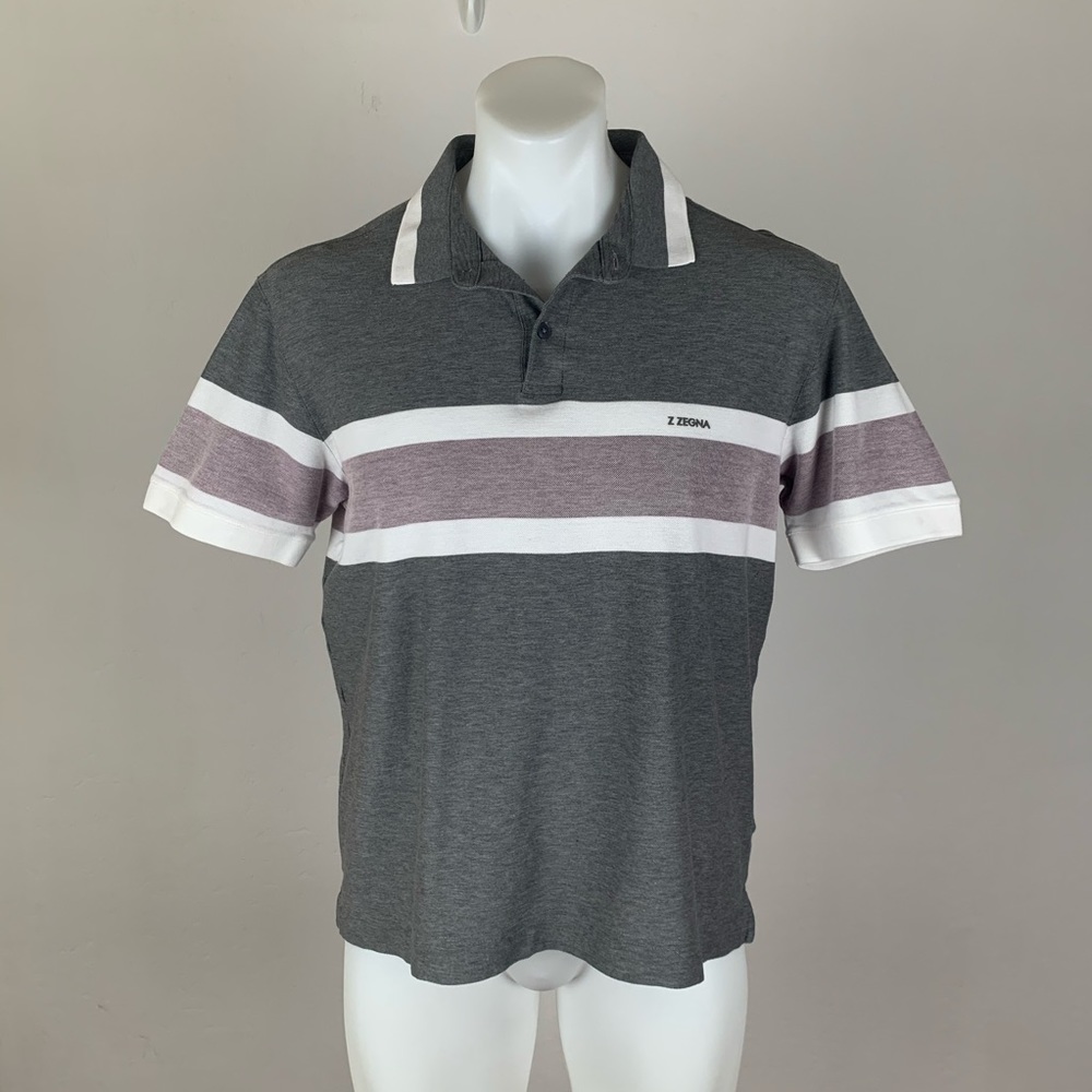 Zegna Striped Polo